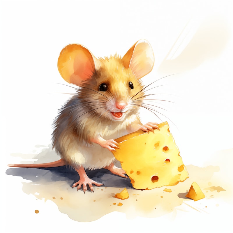 Mice and Cheese - Etsy
