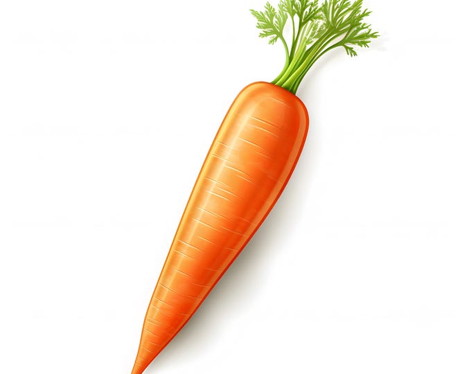 Carrot Clipart, Orange Carrots Images, 10 Watercolor Clip Art, Printable JPGs, Instant Download, Commercial Use, Paper craft