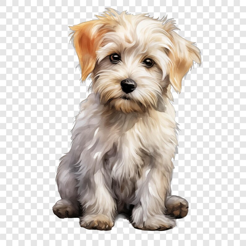 10 PNG Puppy Clipart, Cute Dog Images, Watercolor Clip Art, Instant ...