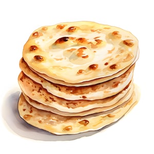 Imágenes prediseñadas de pita, imágenes de comida mexicana, 10 imágenes prediseñadas de acuarela, archivos JPG imprimibles, descarga instantánea, uso comercial, manualidades de papel