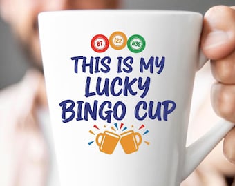 This Is My Lucky Bingo Cup SVG, Funny Bingo Game DXF PNG Design for Cricut Silhouette T-Shirt Print