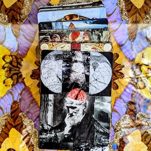 RITUAL TAROT Marked Edition Titled Cards 80-Card Original Analog Collage Tarot Deck & Guide Book by Tiera May image 10