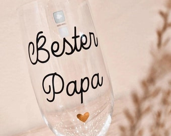 Personalisiertes Pilsglas mit Namen | Wunschspruch | Weihnachten | Papa | Opa | Leonardo | Geschenk | Bier | Bierglas | Männer | Tulpe