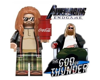 Thor Mini Figure Marvel Avengers Movie Bro Thor Drunk Fat Love Thunder UKSeller 