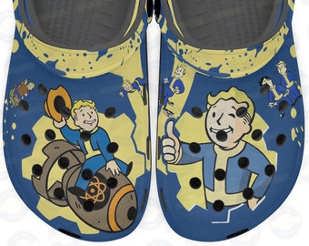 Limited edition Fallout vault tec Classic Unisex Clogs All-Over Print - jtp