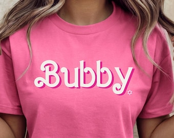 Bubby Shirt - First Time Bubby Shirt - Bubby Gifts - Shirt for Bubby - Promoted to Bubby - Jewish Grandmother Shirt - Gift for Bubby