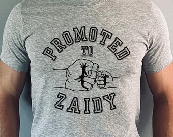 Zaidy Shirt - First Time Zaidy Shirt - Zaidy Gifts - Shirts for Zaidy - Promoted to Zaidy - Jewish Grandfather Shirt - Gift for Zaidy