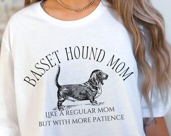 Basset Hound Mom - Basset Hound - Basset Hound Shirt - Basset Hound Gift - Basset Hound Lover - Basset Hound Clothes