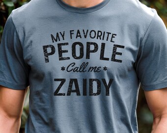 Zaidy Shirt, First Time Zaidy Shirt - Zaidy Gifts - Shirts for Zaidy - Promoted to Zaidy - Jewish Grandfather Shirt, Dad Legend
