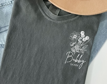 Bubby Shirt - First Time Bubby Shirt - Bubby Gifts - Shirt for Bubby - Promoted to Bubby - Jewish Grandmother Shirt - Gift for Bubby
