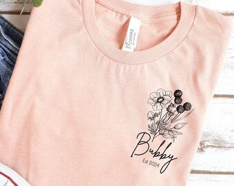 Bubby Shirt - First Time Bubby Shirt - Bubby Gifts - Shirt for Bubby - Promoted to Bubby - Jewish Grandmother Shirt - Gift for Bubby
