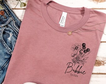Bubbie Shirt - First Time Bubbie Shirt - Bubbie Gifts - Shirt for Bubbie - Promoted to Bubbie - Jewish Grandmother Shirt - Gift for Bubbie