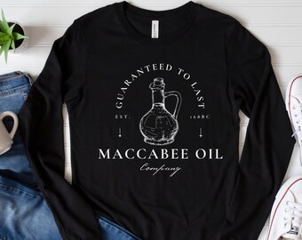 Maccabee Oil Company Unisex Jersey Long Sleeve Tee