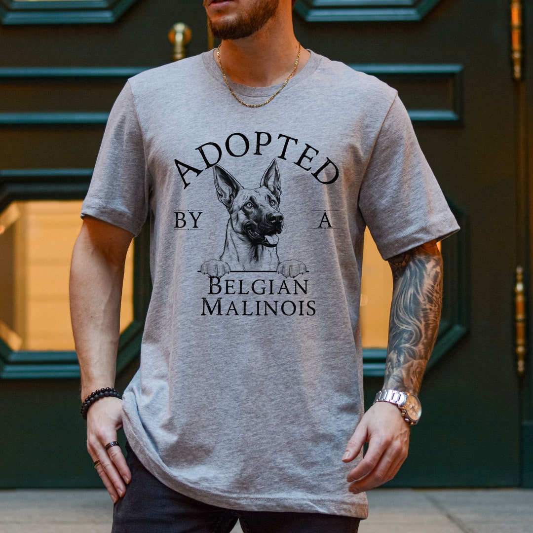 T-shirt Officiel Malinois Belgian Heroes - Look 7980, Unisexe, Coton (Gildan)