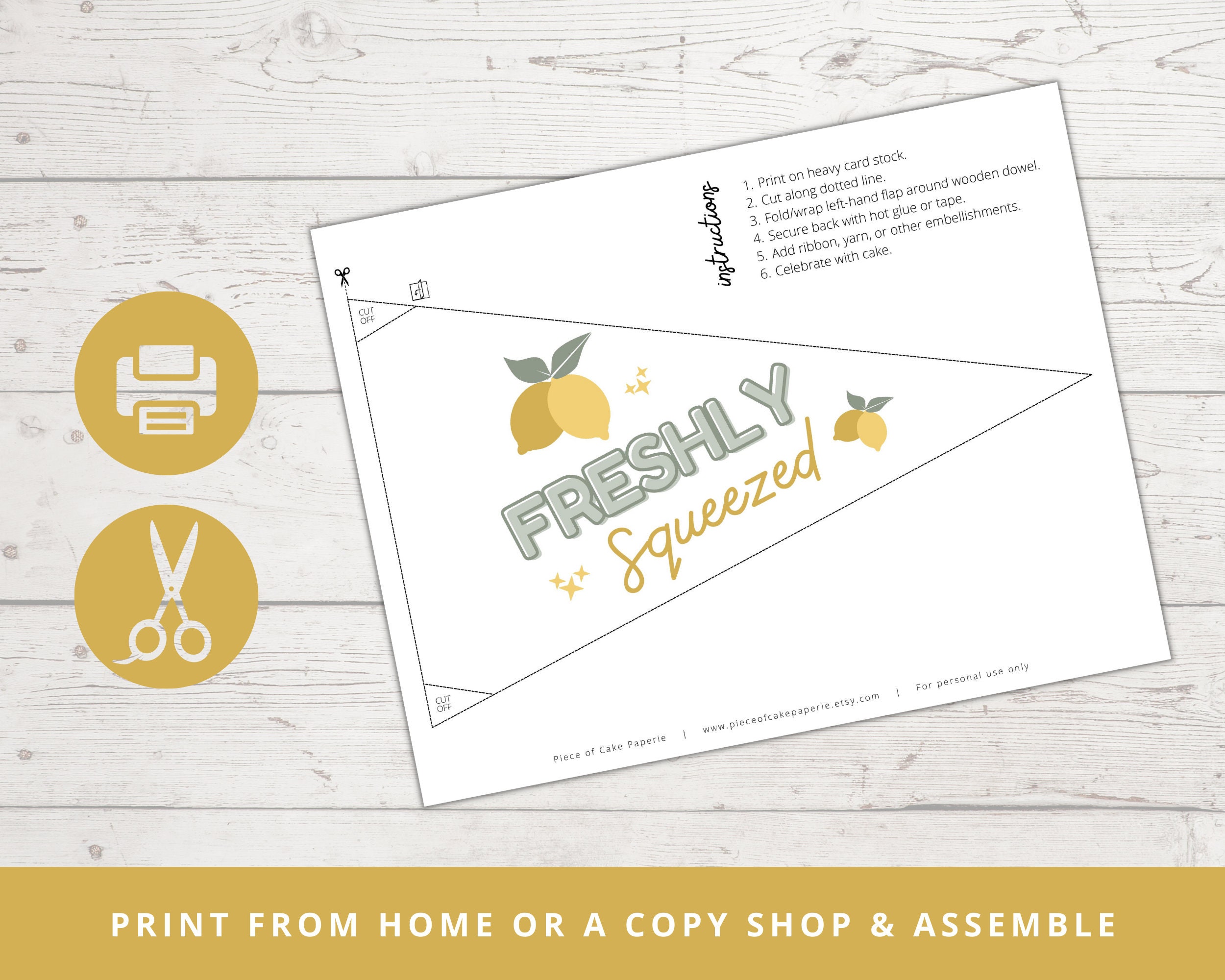 Lemonade Stand Signs | Lemonade Stand Party Decor | Lemonade Stand Pretend Play | Printable ...