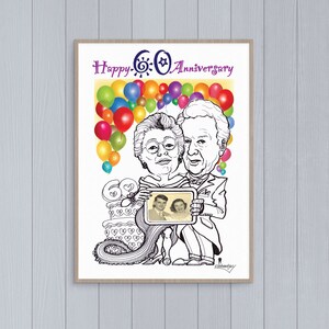 Duo Caricature (custom drawing from photo)
