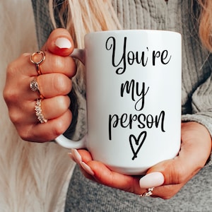 Vous êtes ma tasse de personne, tasse de meilleur ami, tasse de petit ami, tasse d’amitié, cadeaux personnalisés, cadeau de tasse à café, cadeau de tasse bff, tasse Bestie