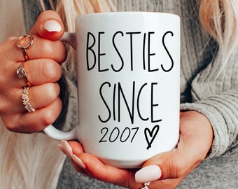 Custom Best friend mug, Gift for best friend, Personalized bestie mug, Friendship mug, Custom gifts, mug for women , bff gift, coffee mug