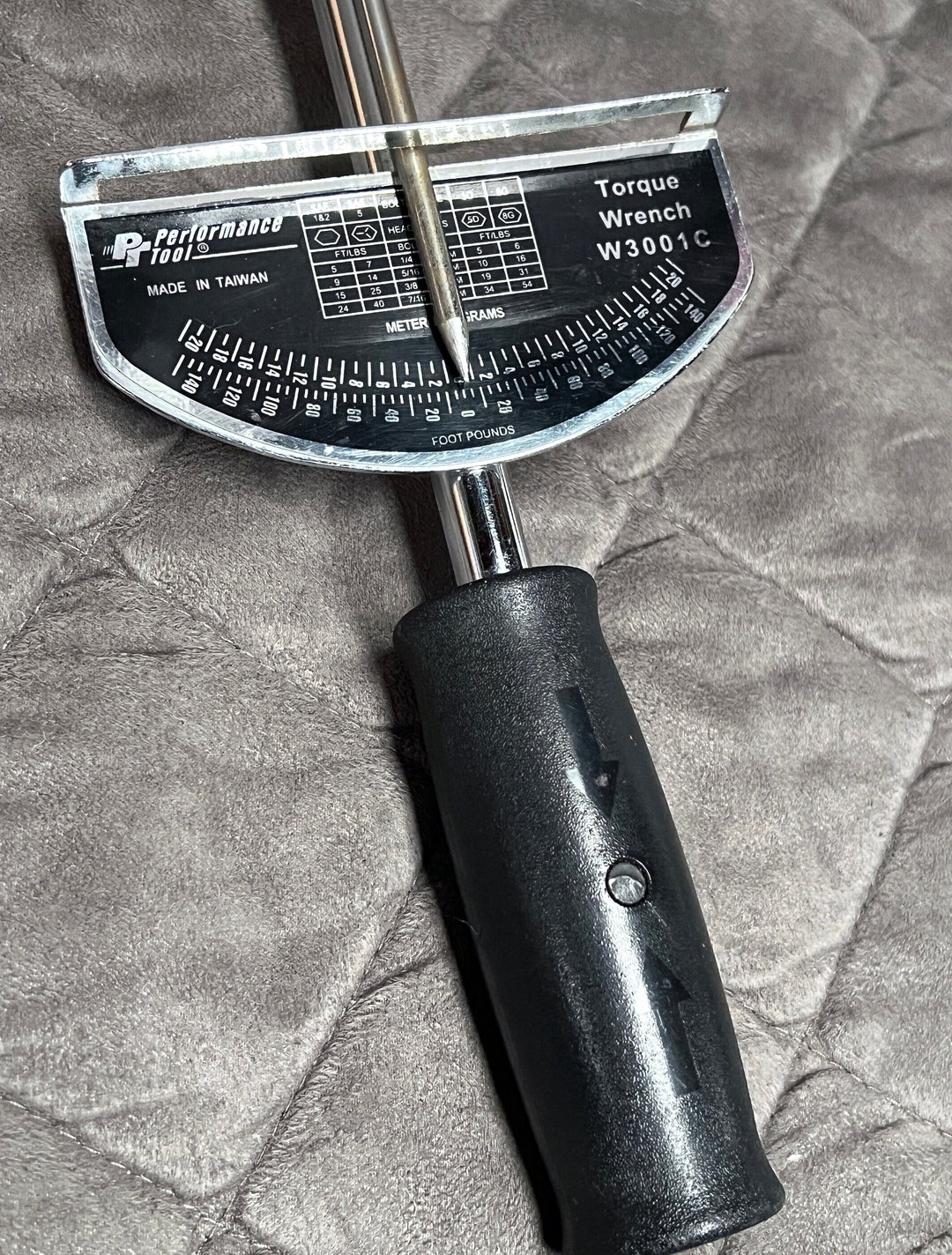 Performance Tool Torque Wrench W3001C 1/2 Drive Beam Type 150 Etsy