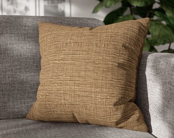 burlap style pillow cover for organic style for modern home