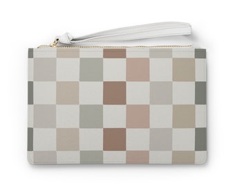 Clutch Bag cadeau voor accessoire tas geruit patroon tas voor aards persoon