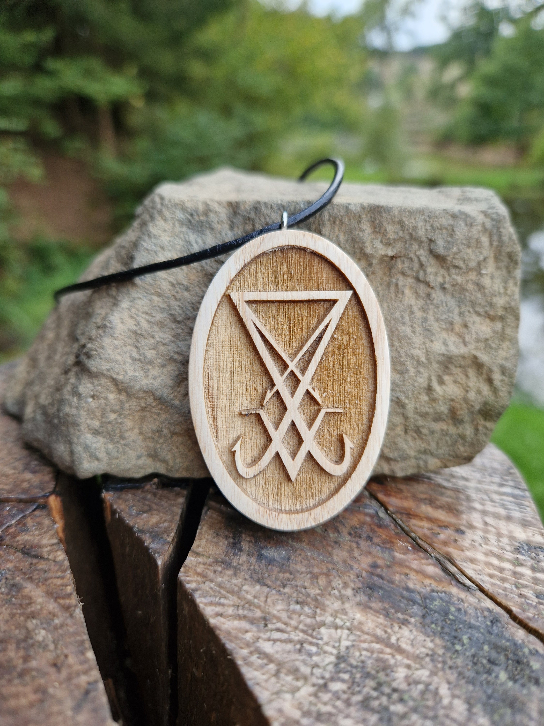 Luzifer Siegel Anhänger, Satanic, Magie, Dämon, zeremonielle Hexerei, Pagan, Wicca