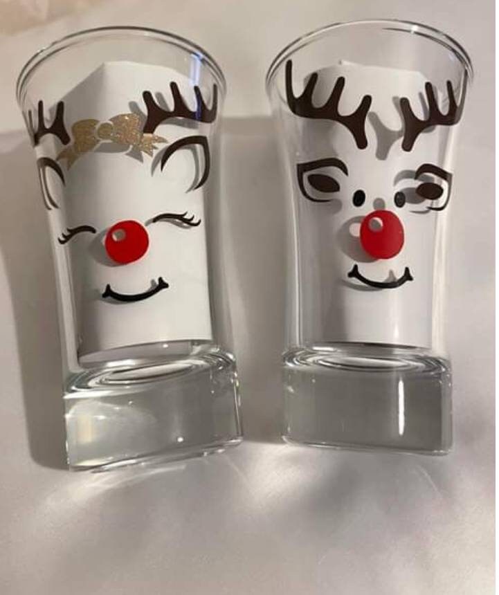 Personalised Shot Glasses Christmas Shot Glass Secret Santa Etsy UK