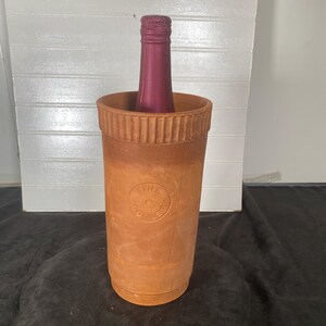 Vintage Terracotta Wine Cooler or Chiller, Made in Italy,