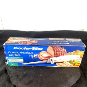 1980&#39;s Proctor Silex Electric Knife Easy Slice 74311 - original packaging