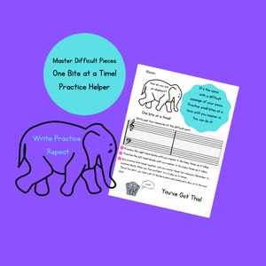 Piano Practice Template