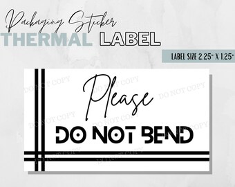 Do Not Bend Sticker Png - Etsy