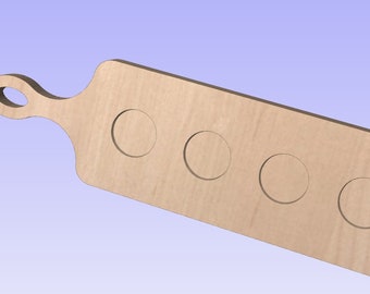 Beer Flight Dienblad CNC-bestand (digitale download)