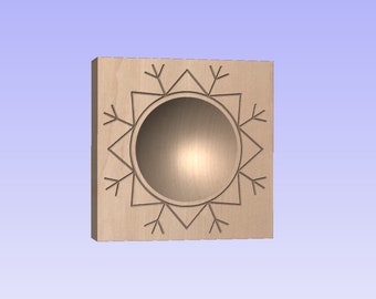 Ravioli Mold Winter Snow   (CNC files only, no physical product will ship)