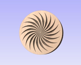 3" Cookie Stamp CNC File (Digital Product, NO Physical Product Will Ship)