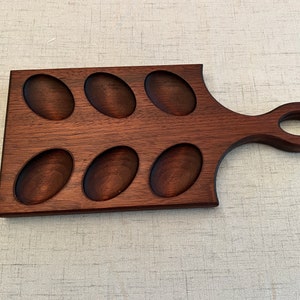 CNC-bestand voor deviled-eiertray met handvat (6 deviled eggs) (alleen digitale bestanden, geen fysiek product verzonden)