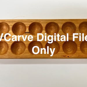 Egg Storage Tray (Vcarve Digital file only)--No Physical product will ship