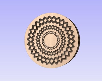 3" Cookie Stamp CNC File (Digital Product, NO Physical Product Will Ship)