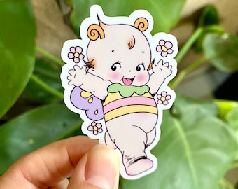 Butterfly kewpie sticker