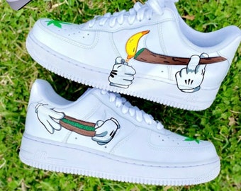 NIKE AIR FORCE 1 - REFLECTIVE DIOR Custom made - Depop