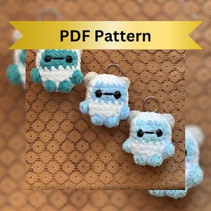 Crochet Yeti Keychain Pattern