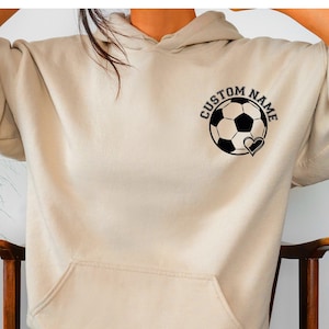 Custom Soccer Sweatshirt, Sports Team Shirts, Sport Sweatshirt, Football Sweatshirt, Pocket Hoodie, Custom Sport Shirts, Personalized Shirts