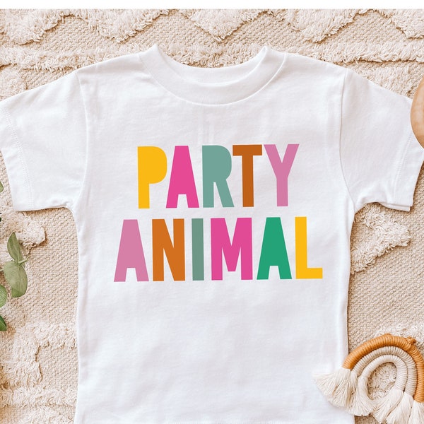 Party Animal Birthday Shirt, Zoo Animals Birthday, Party Animal Shirt, Wild Party Animals Birthday Tee, Birthday Girl Shirt, Gifts For Kids