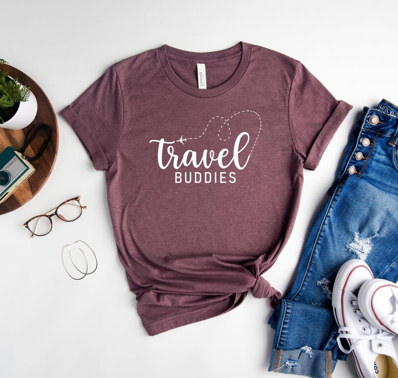 Travel Shirts, Travelers Shirt, Vacation Shirts, Adventure Shirt, Travel Buddies Gift, Matching Travel Shirt, Travel Lover Shirt, Travel Tee image 4