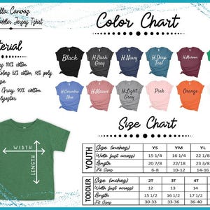 a t - shirt with different colors and sizes