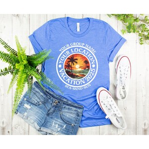 Custom Summer Shirt, Family Vacation Shirts, Custom Family Vacation Shirts, Custom Shirt, Personalized Family Shirt, Beach Summer Shirt image 3