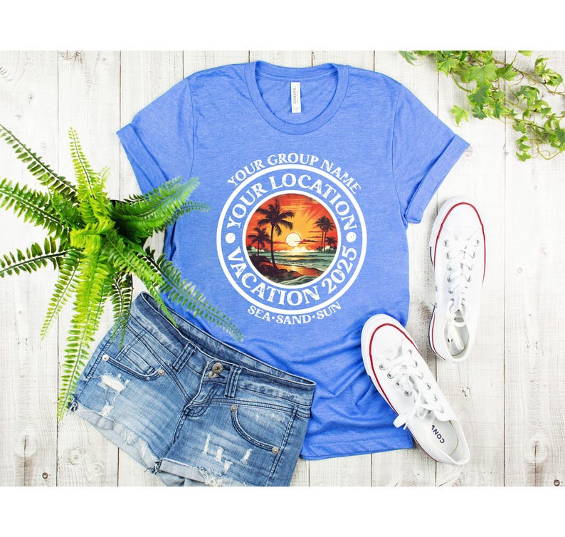 Custom Summer Shirt, Family Vacation Shirts, Custom Family Vacation Shirts, Custom Shirt, Personalized Family Shirt, Beach Summer Shirt image 3