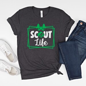 Scout Life Shirt, Girl Scout Shirt, Motivational Camping Shirt, Camp ...