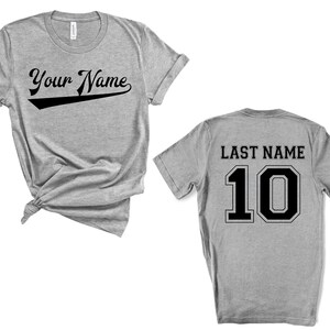 Custom Team Name Jersey Shirt, Custom Baseball Shirt, Sports Team Shirts, Custom Jersey Shirt, Custom Sport Shirts, Personalized Custom Tees image 4