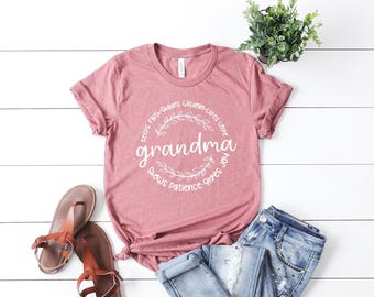 Grandma Shirt, Grandma Gift, Mother's Day Gift, Shirt For Grandma, Gift for Grandma, Blessed Grandma, New Grandma Shirt, Nana Shirt
