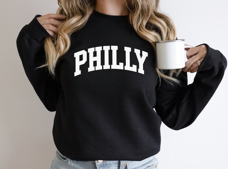 Philly Hoodie, Philly Sweatshirt, Philadelphia Sweatshirt, Philadelphia Fan Sweatshirts, Philly Sports Gifts, Eagles Sweatshirt, Philly Gift zdjęcie 6